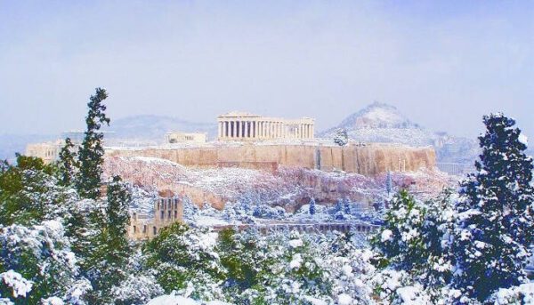 الطقس في اثينا فصل الشتاء